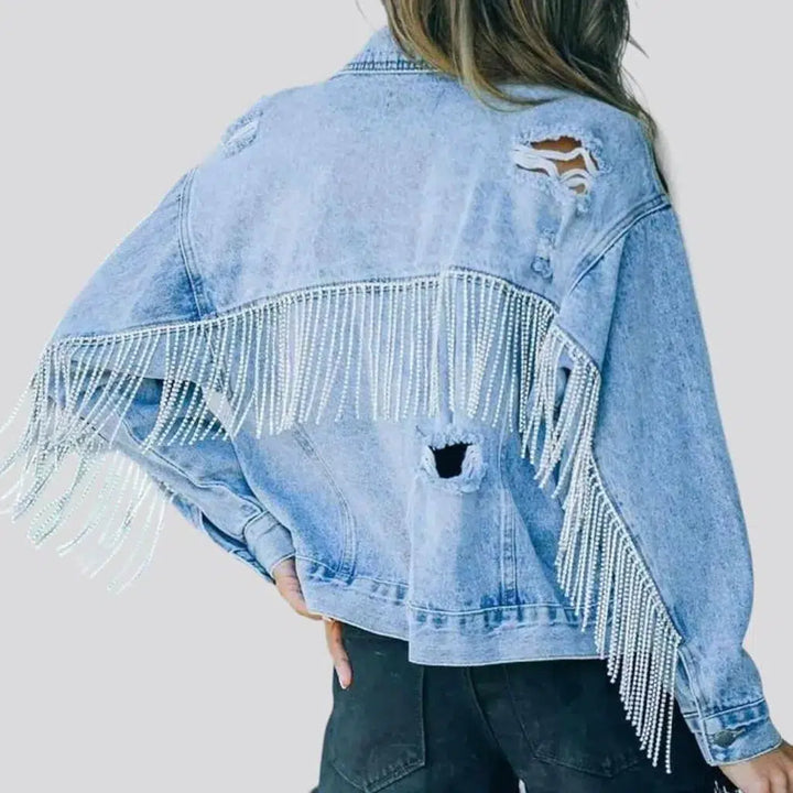 Vintage jean jacket
 for ladies