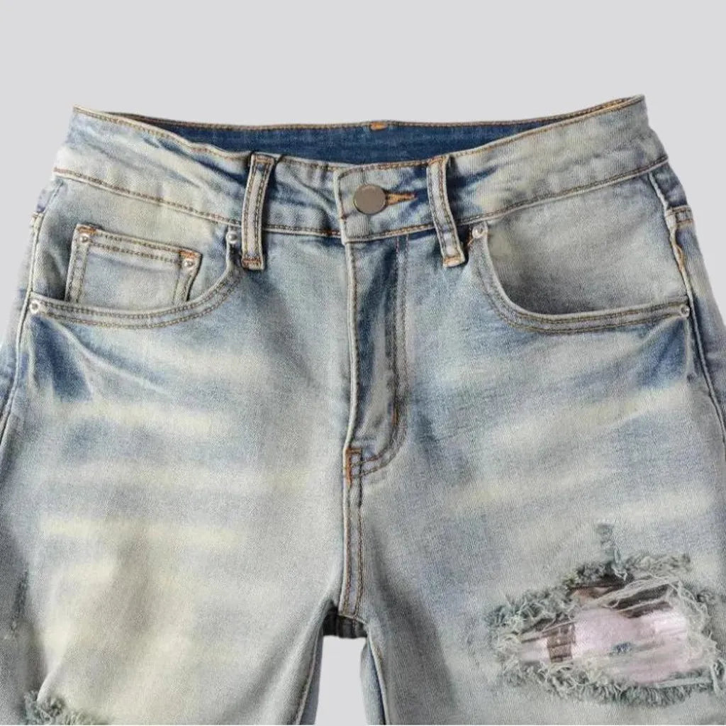 Skinny grunge jeans
 for men