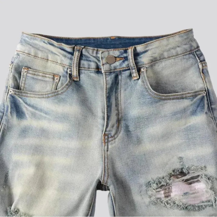 Skinny grunge jeans
 for men