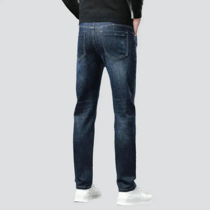 Men's furrowed jeans