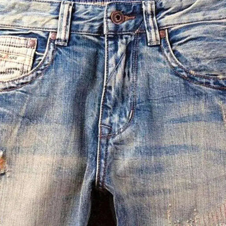 Skinny sanded jeans
 for men