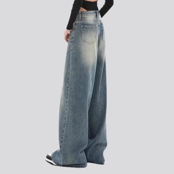 90s women's floor-length jeans