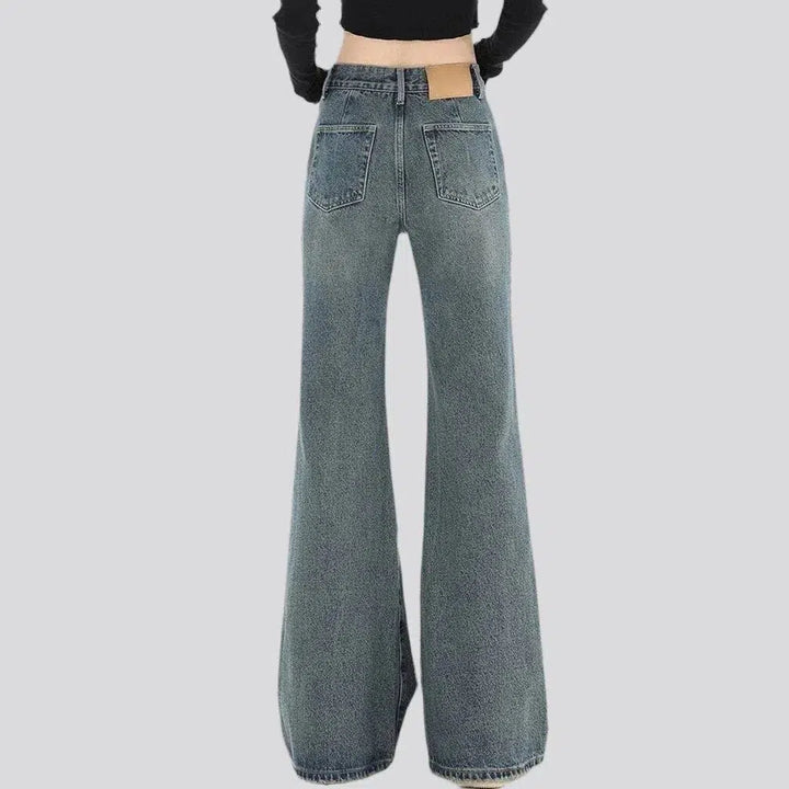 Bootcut street jeans
 for ladies