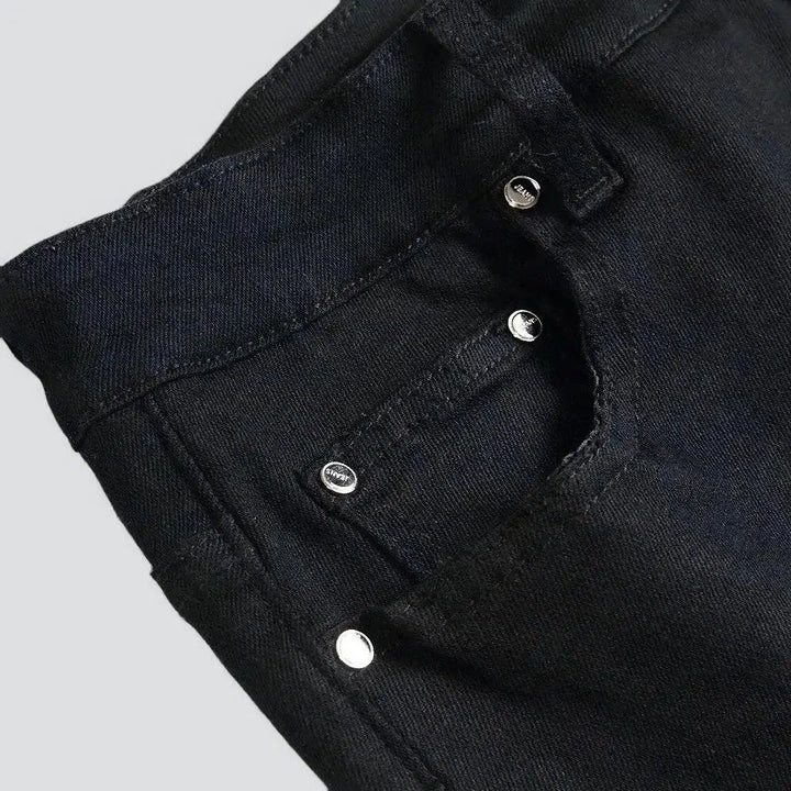 Monochrome skinny jeans
 for men