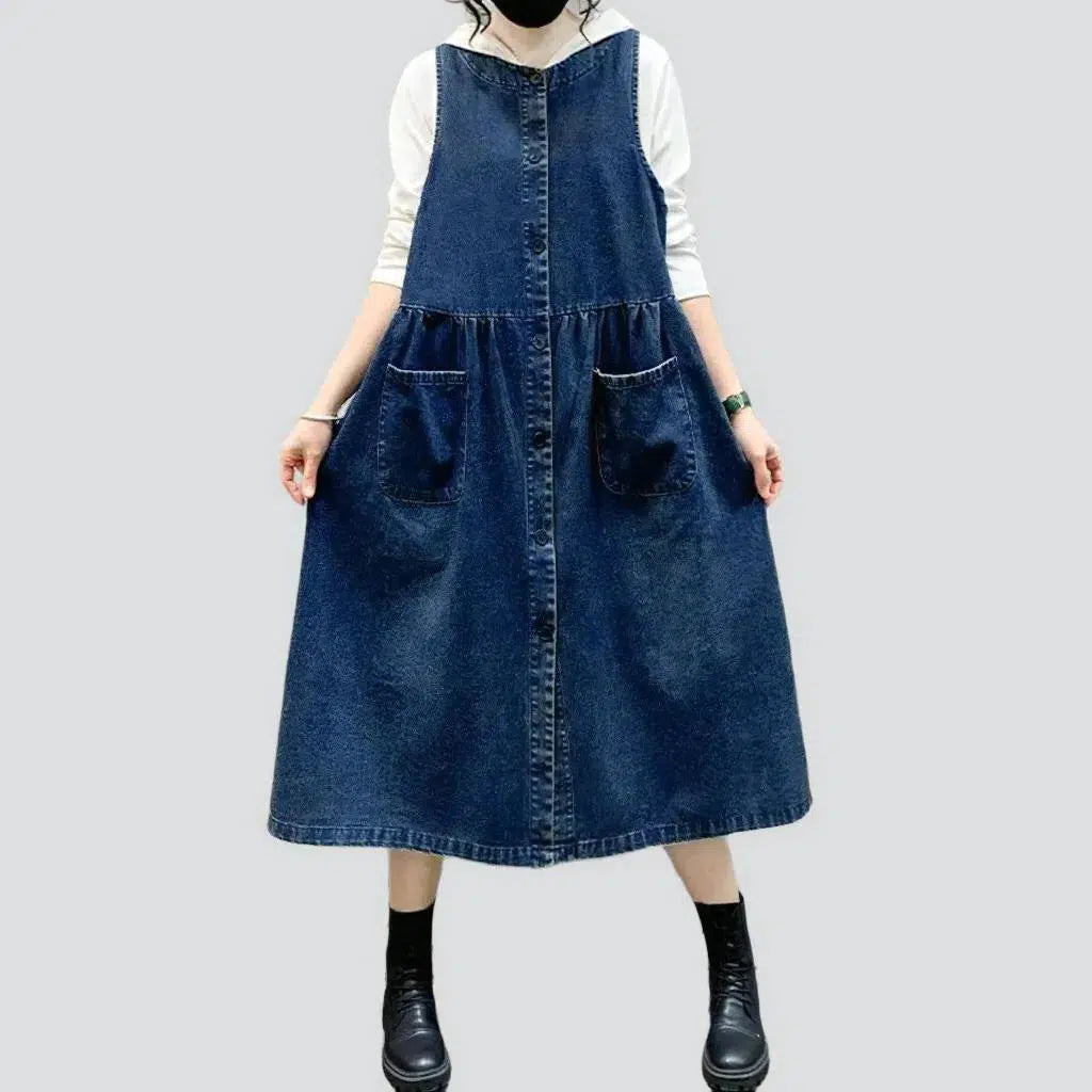 90s women's jean dress