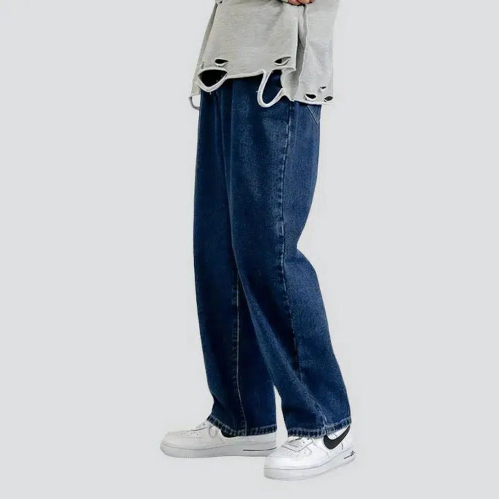 Mid-waist men's 90s jeans