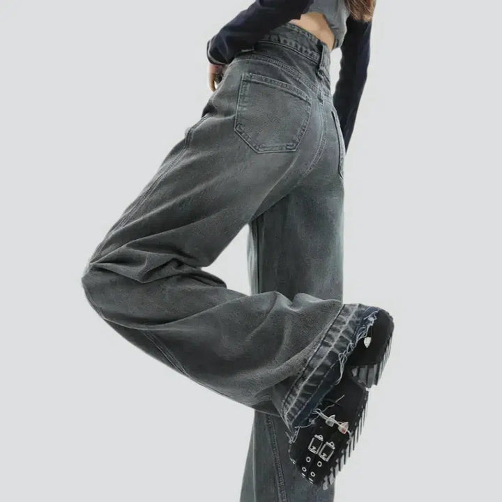 Vintage women's grey jeans