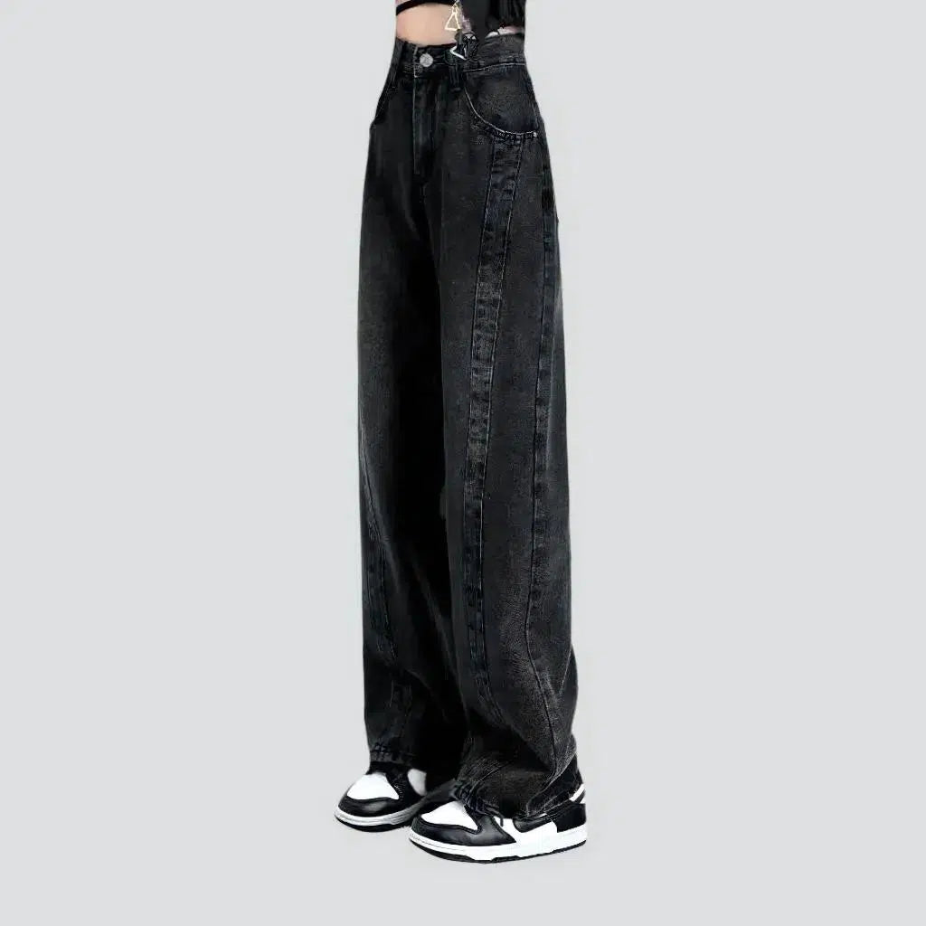 Polished slouchy jeans
 for ladies