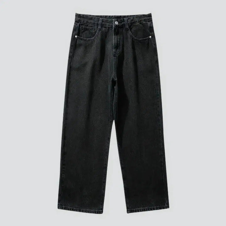Mid-waist men's 90s jeans