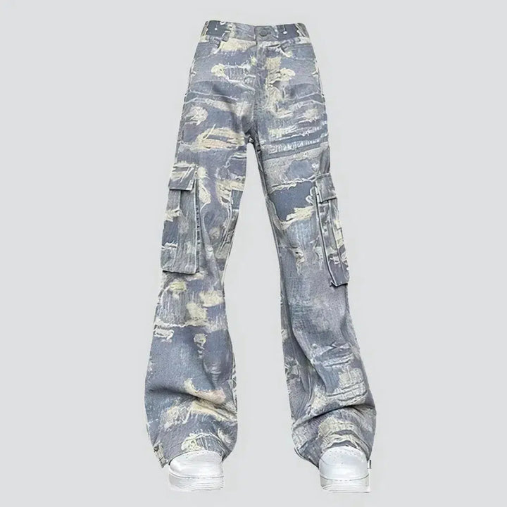 Cargo baggy jeans
 for women