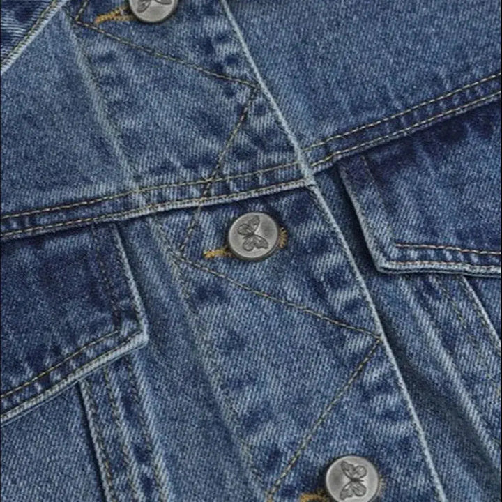 Vintage fashion women's jean jacket