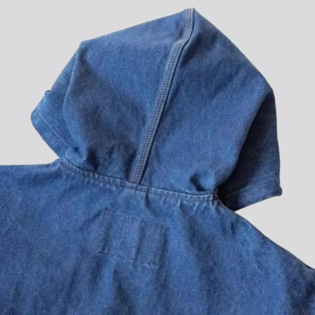 High-quality 15oz denim jacket
 for men