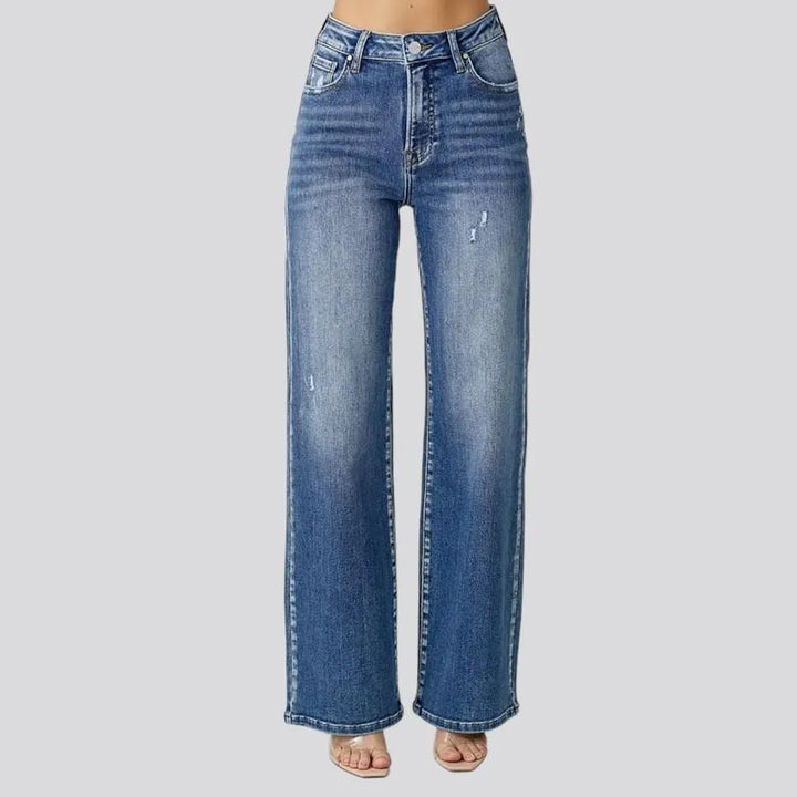 Women's torn jeans