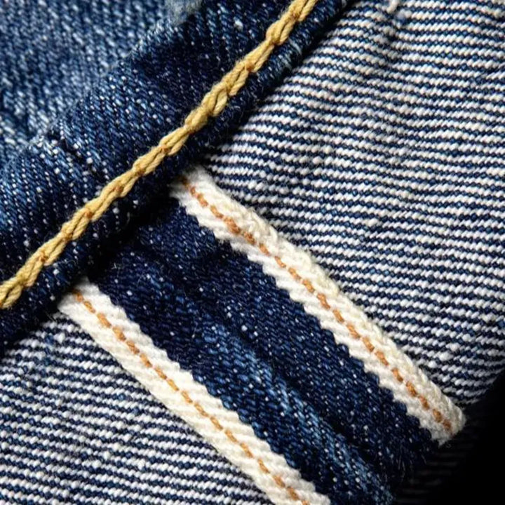 16oz sanded men's selvedge jeans