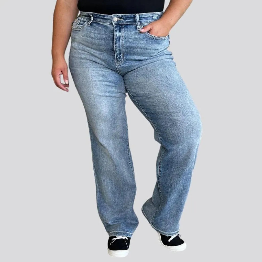 90s whiskered jeans
 for women