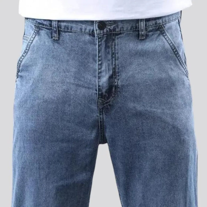 Straight men's ankle-length jeans