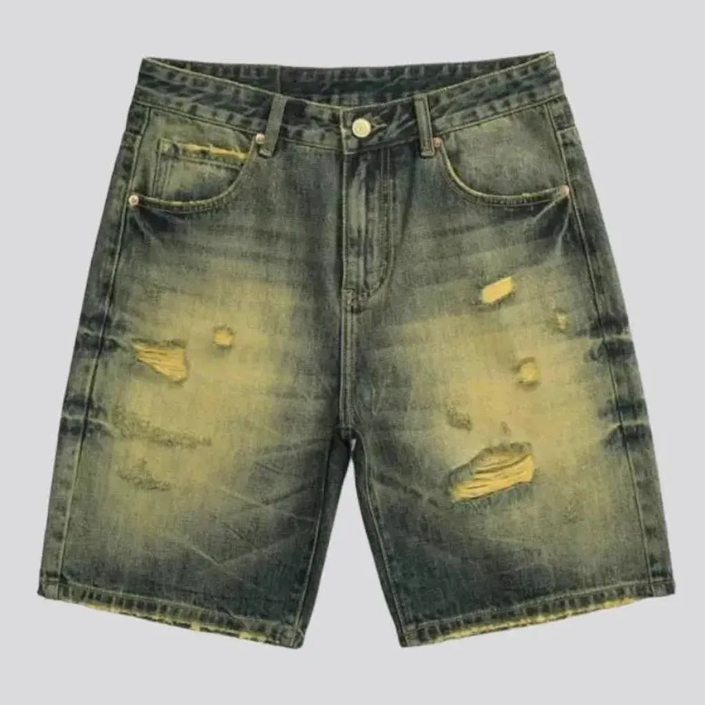 Vintage men's denim shorts