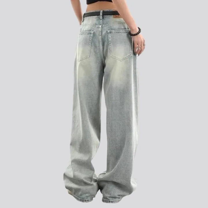 Bleached 90s jeans
 for women