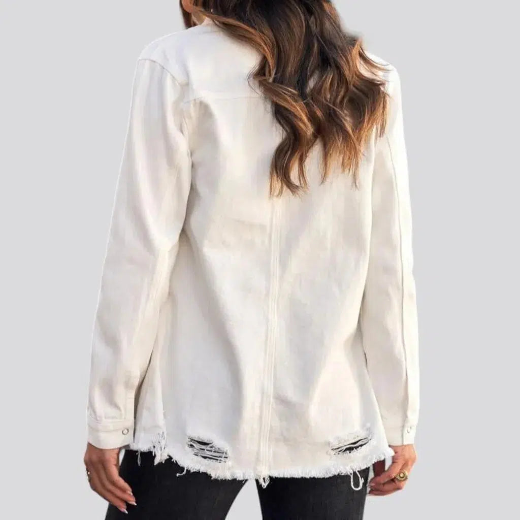 Regular women's jean jacket