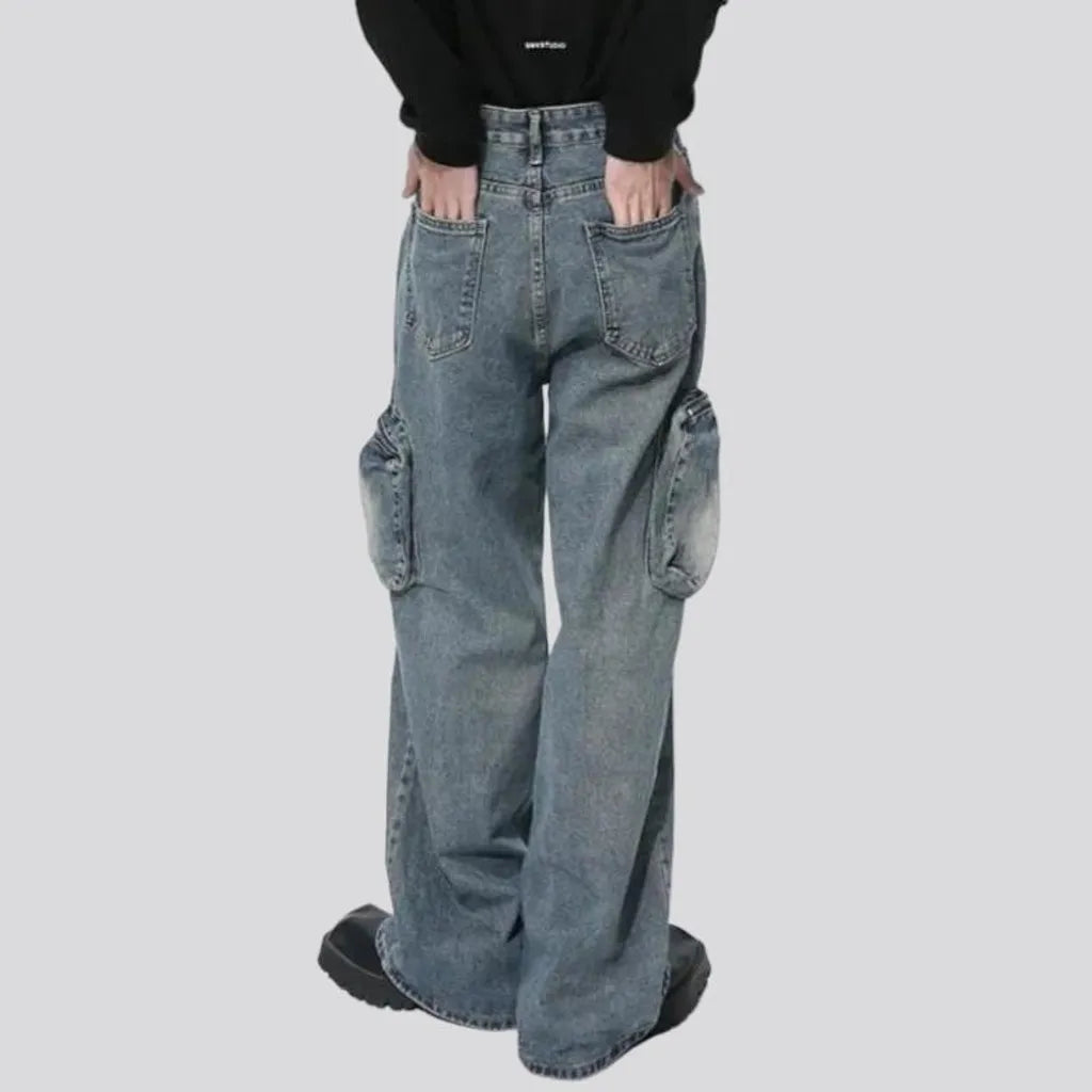 Color men's fashion jeans