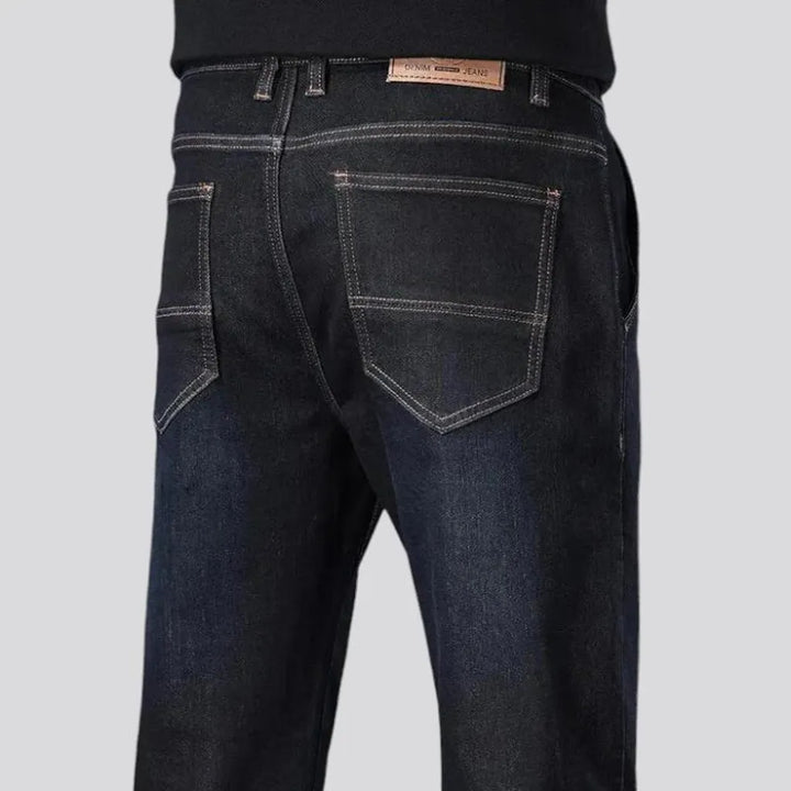 Slim fit high rise men's jeans