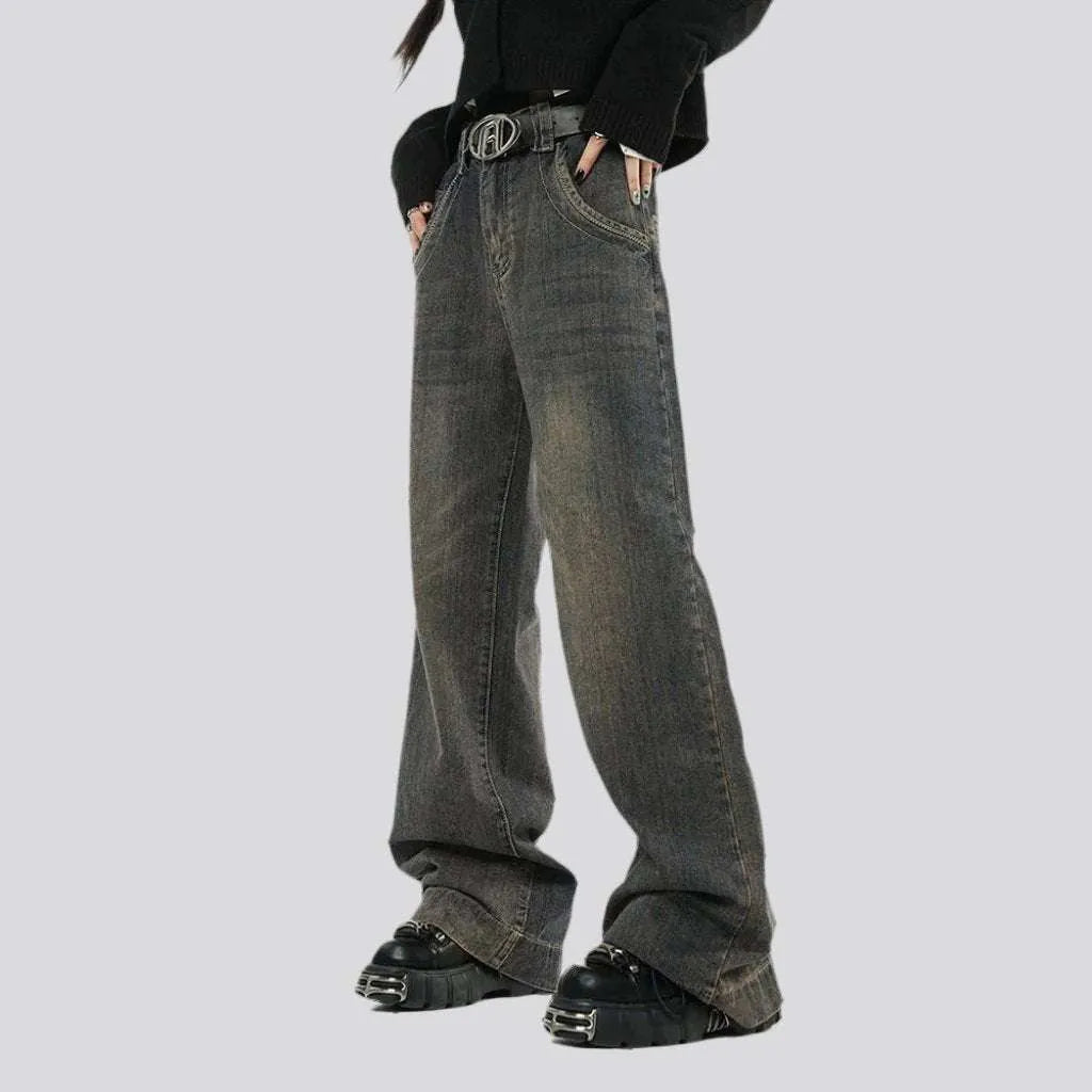 Hip-hop vintage jeans
 for women