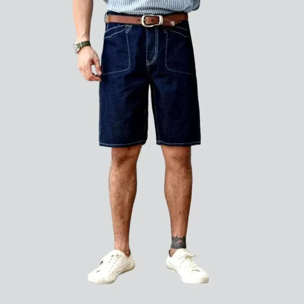 Stonewashed 90s jean shorts