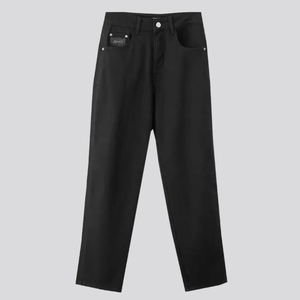 90s black jean pants
 for women