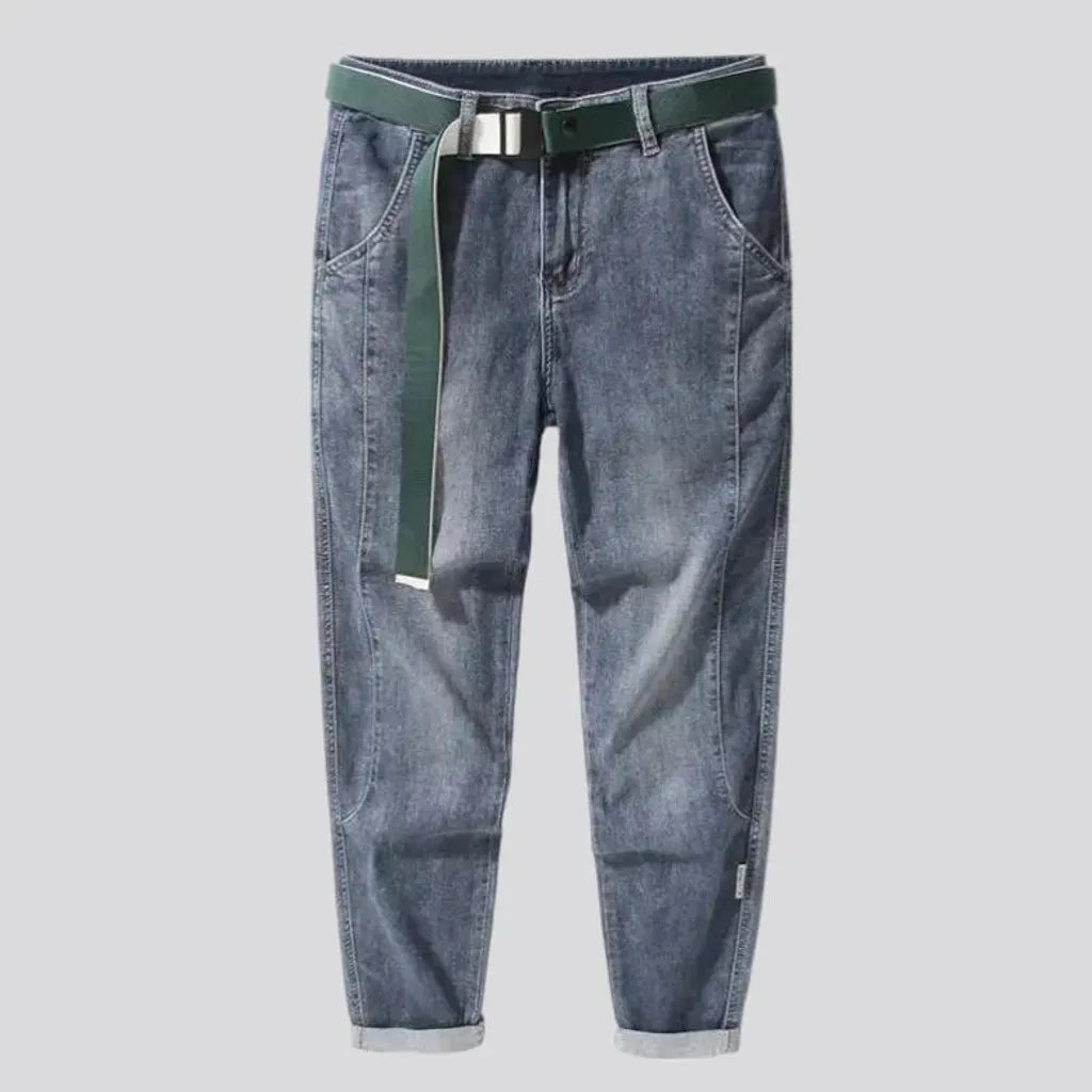 Vintage style loose men's jeans