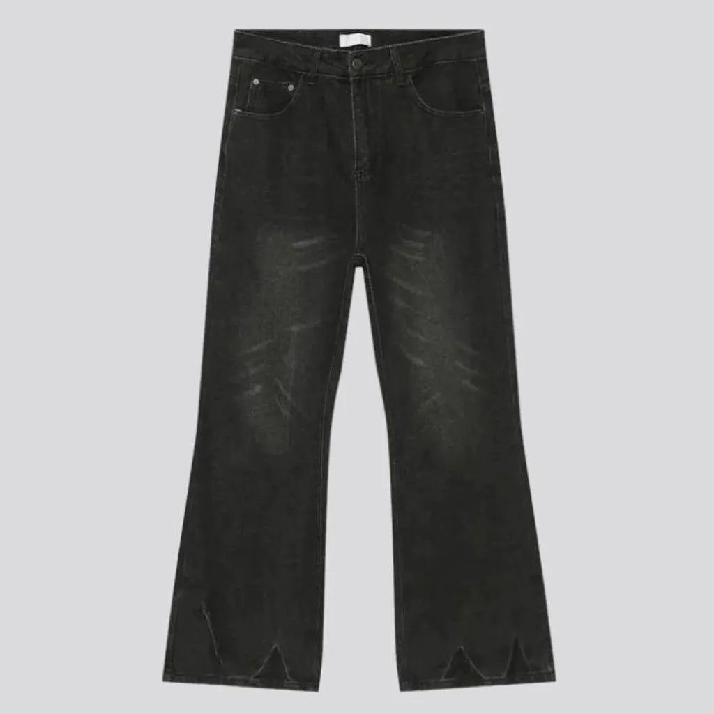 Vintage men's polished jeans
