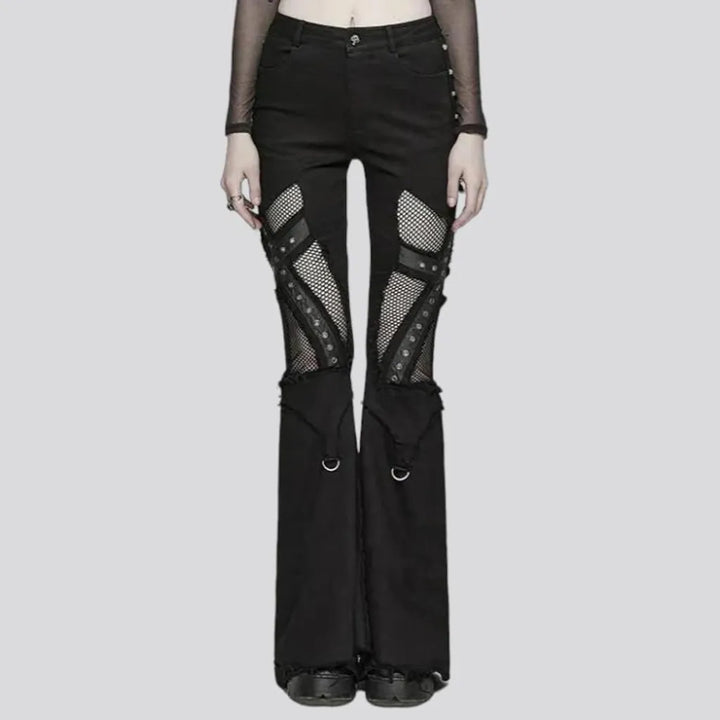 Bootcut gothic jeans
 for ladies