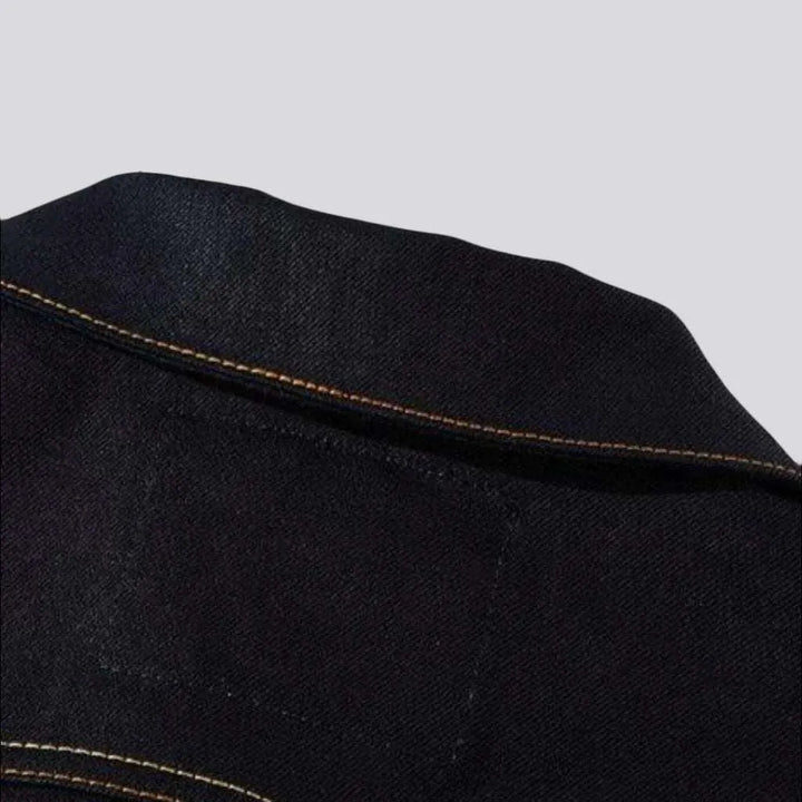 High quality selvedge jean jacket
 for men