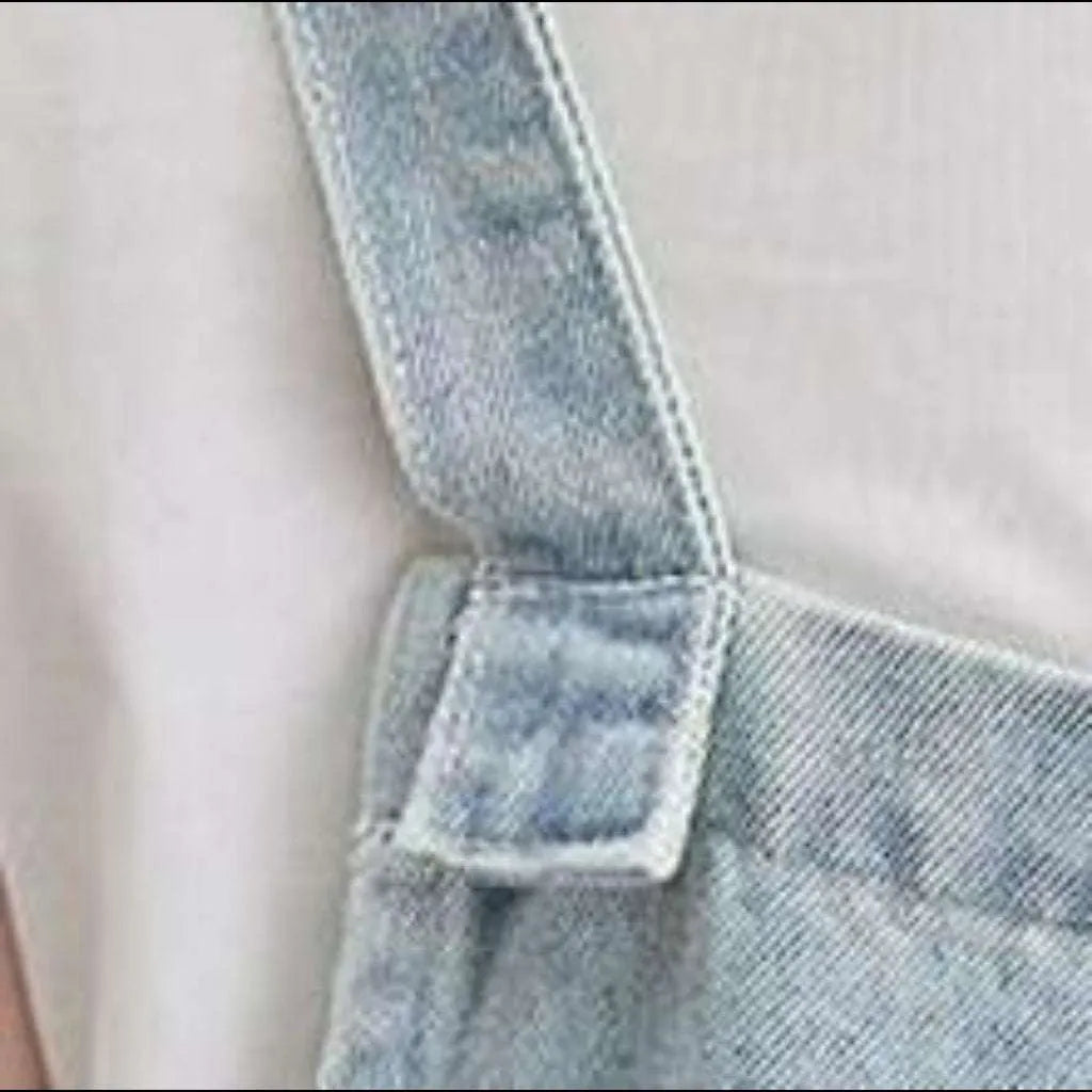 Vintage jean romper
 for women