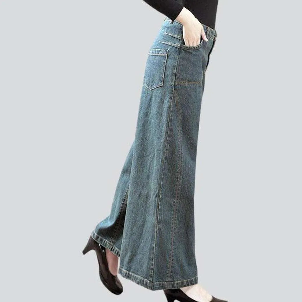 Vintage women's culottes jeans