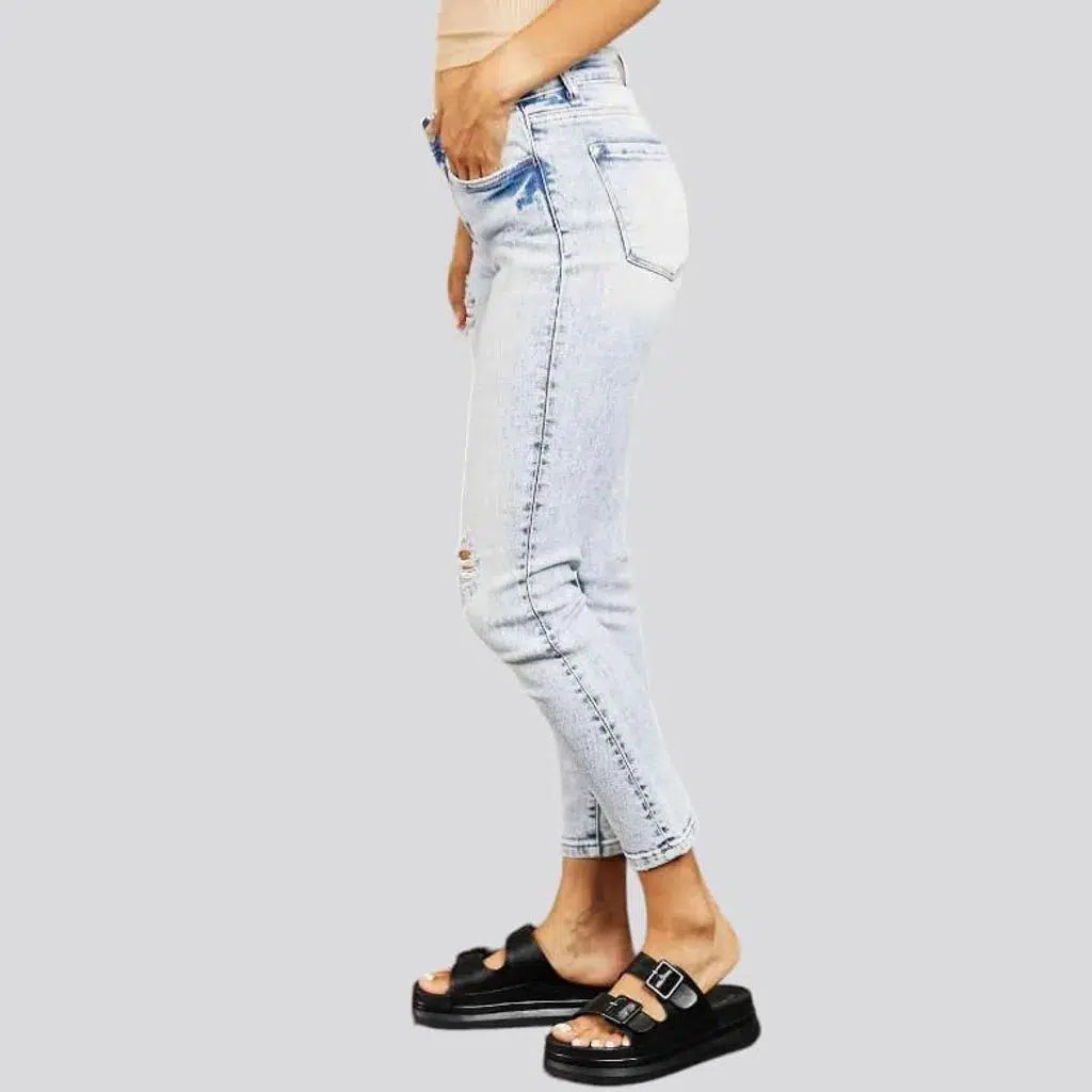 Vintage distressed jeans
 for women