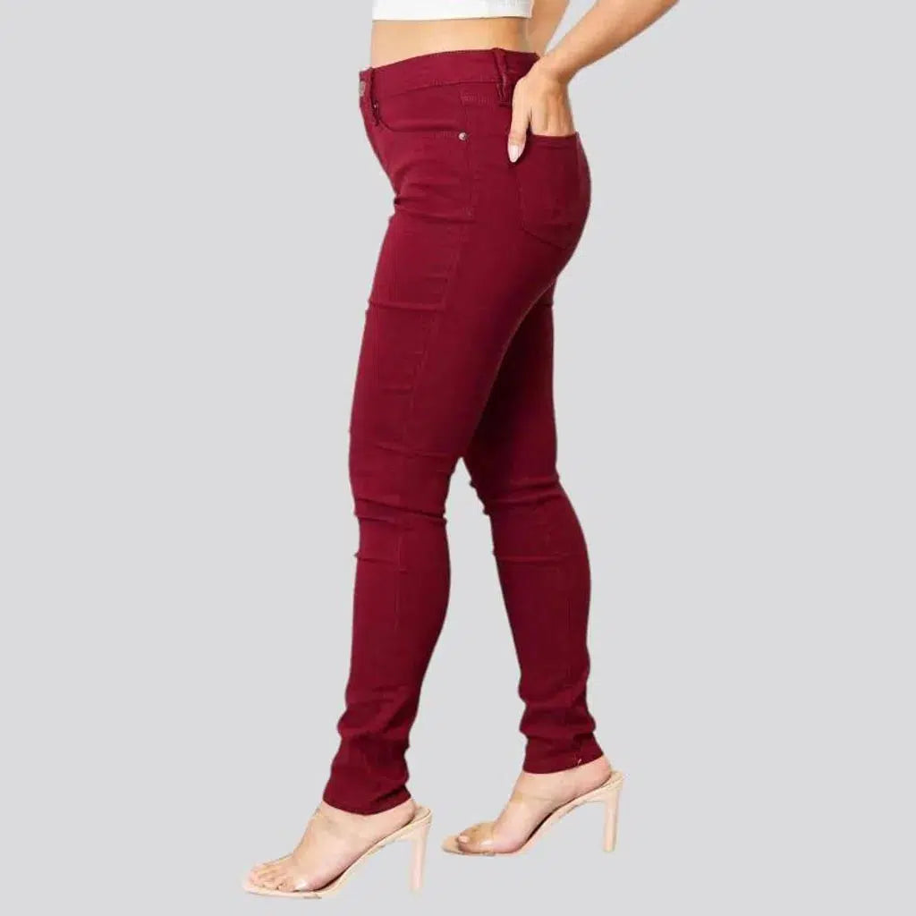 Skinny women's y2k jeans