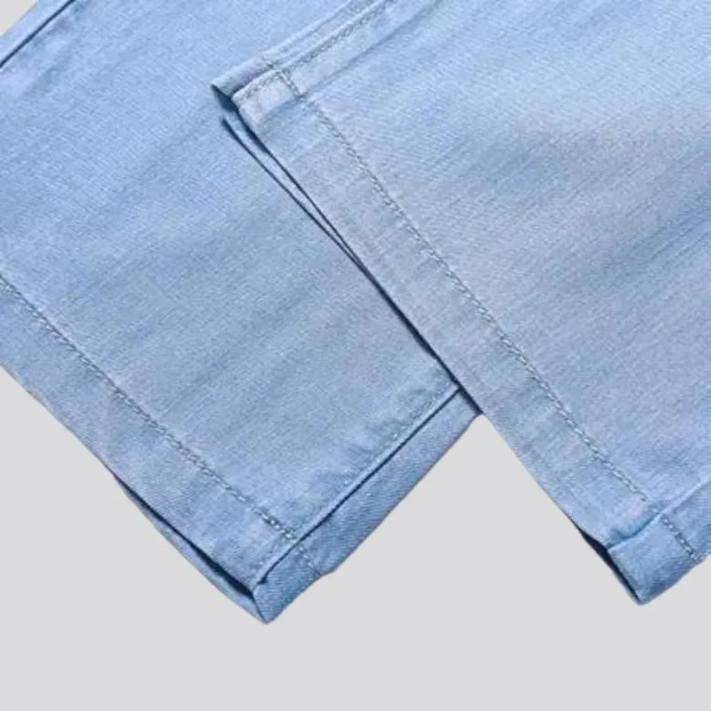 Lyocell men's tapered jeans
