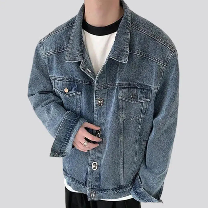 Oversized fashion jean jacket