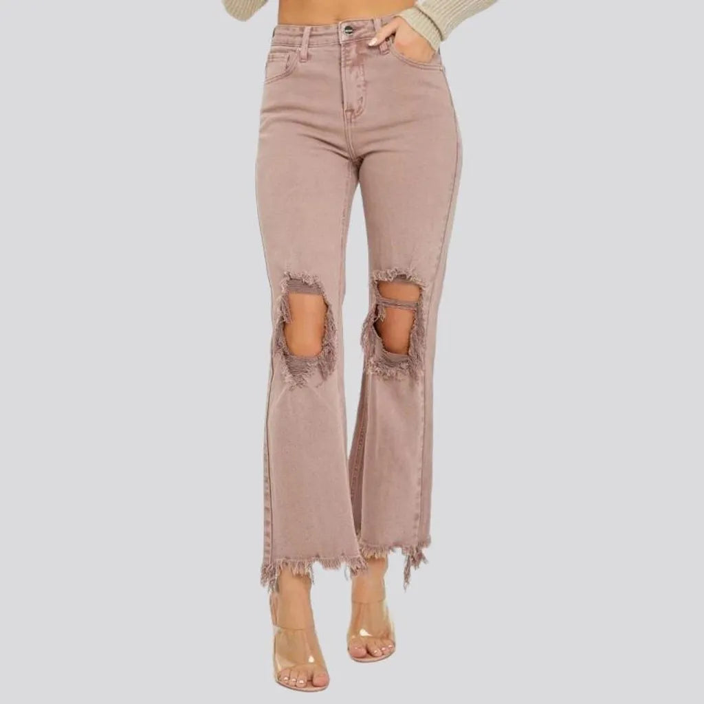Bootcut women's 5-pockets jeans