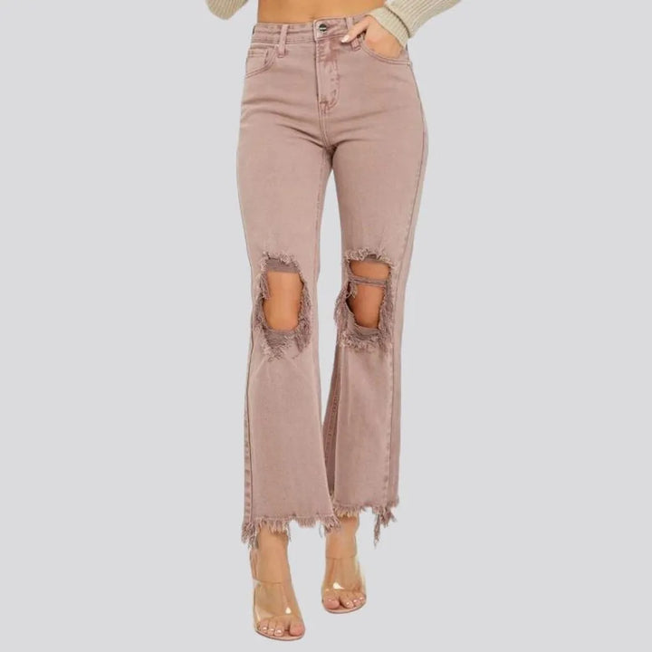 Bootcut women's 5-pockets jeans