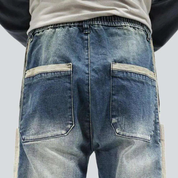 Joggers men's jeans with bands