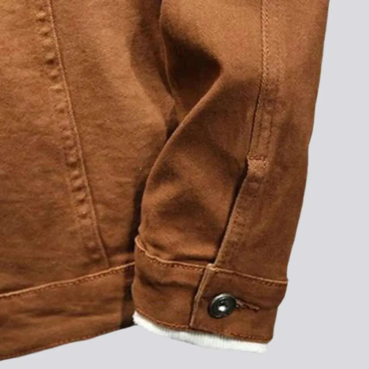 Street vintage men's jeans jacket