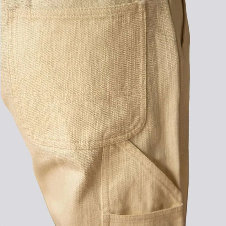 Workwear men's monochrome jeans