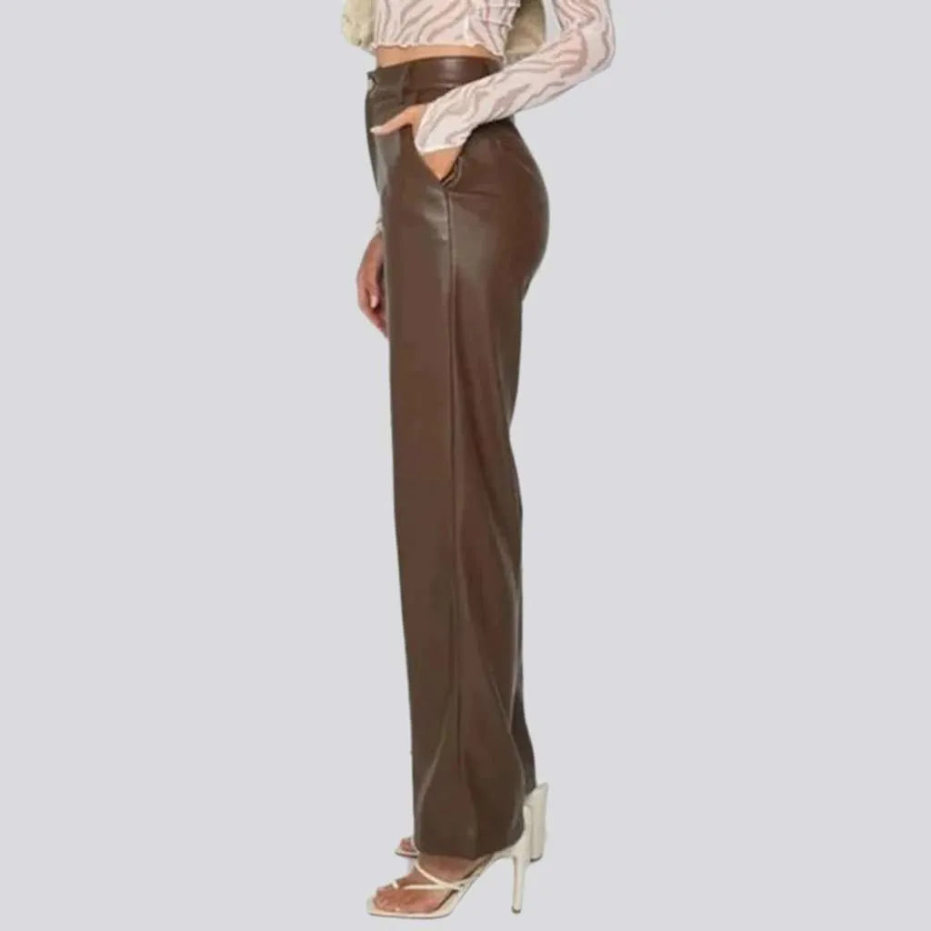 Y2k color denim pants
 for women