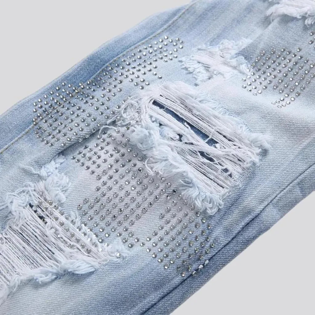 Men's cloud-wash jeans