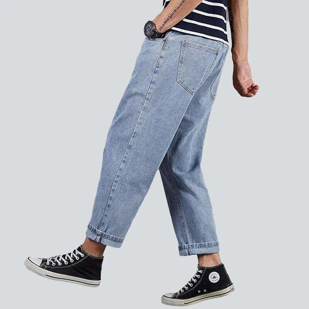 Tencel street style men's jeans