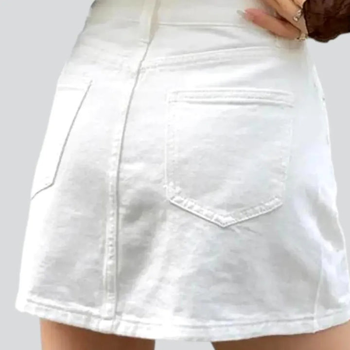 Boho denim skirt
 for ladies