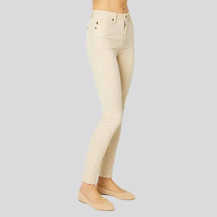 Color skinny jeans
 for women