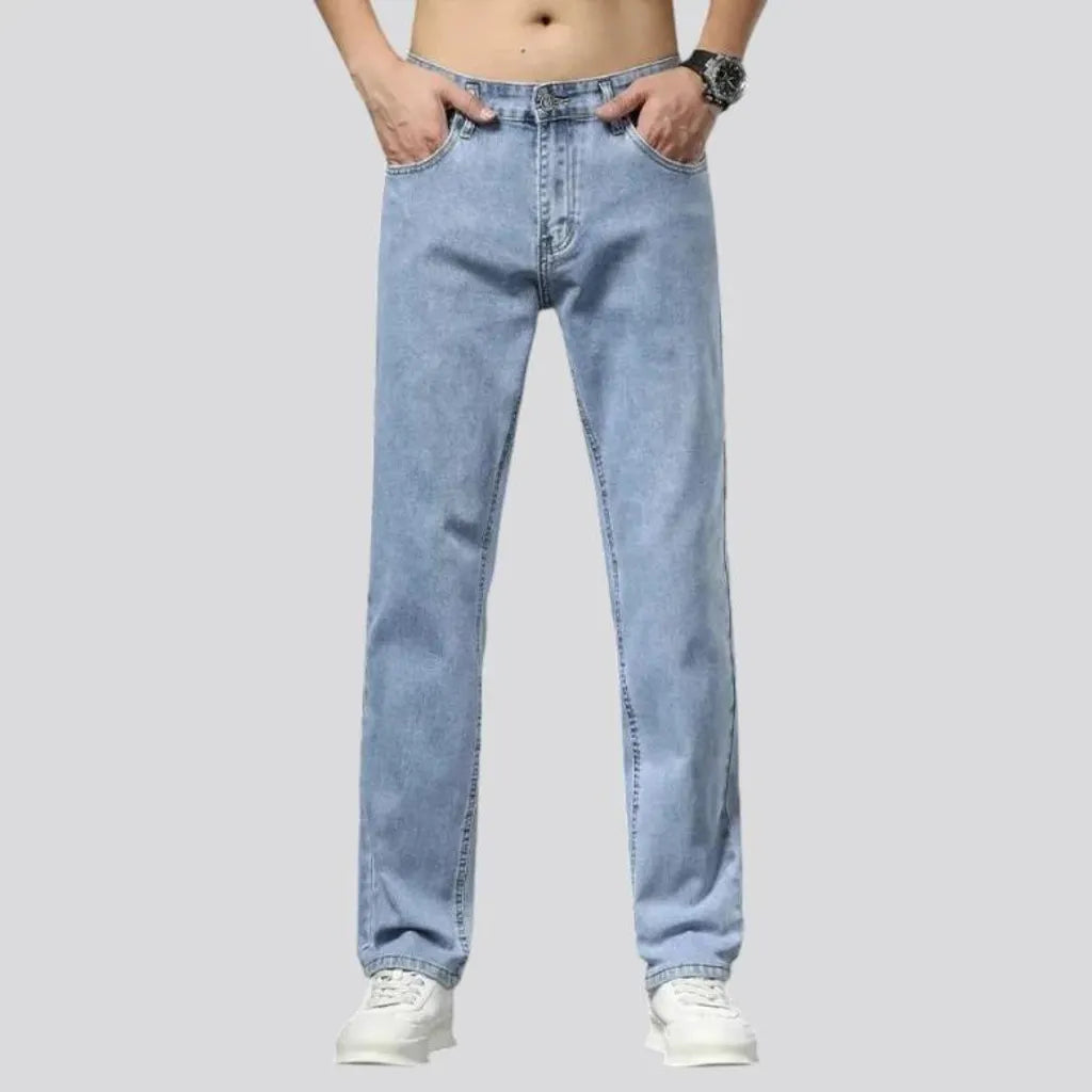 High rise stylish men's jeans