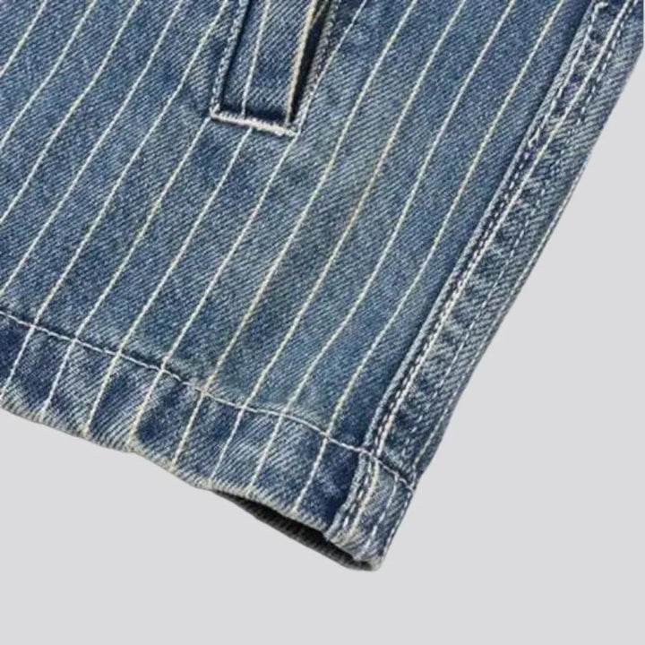 Stonewashed jean jacket
 for men